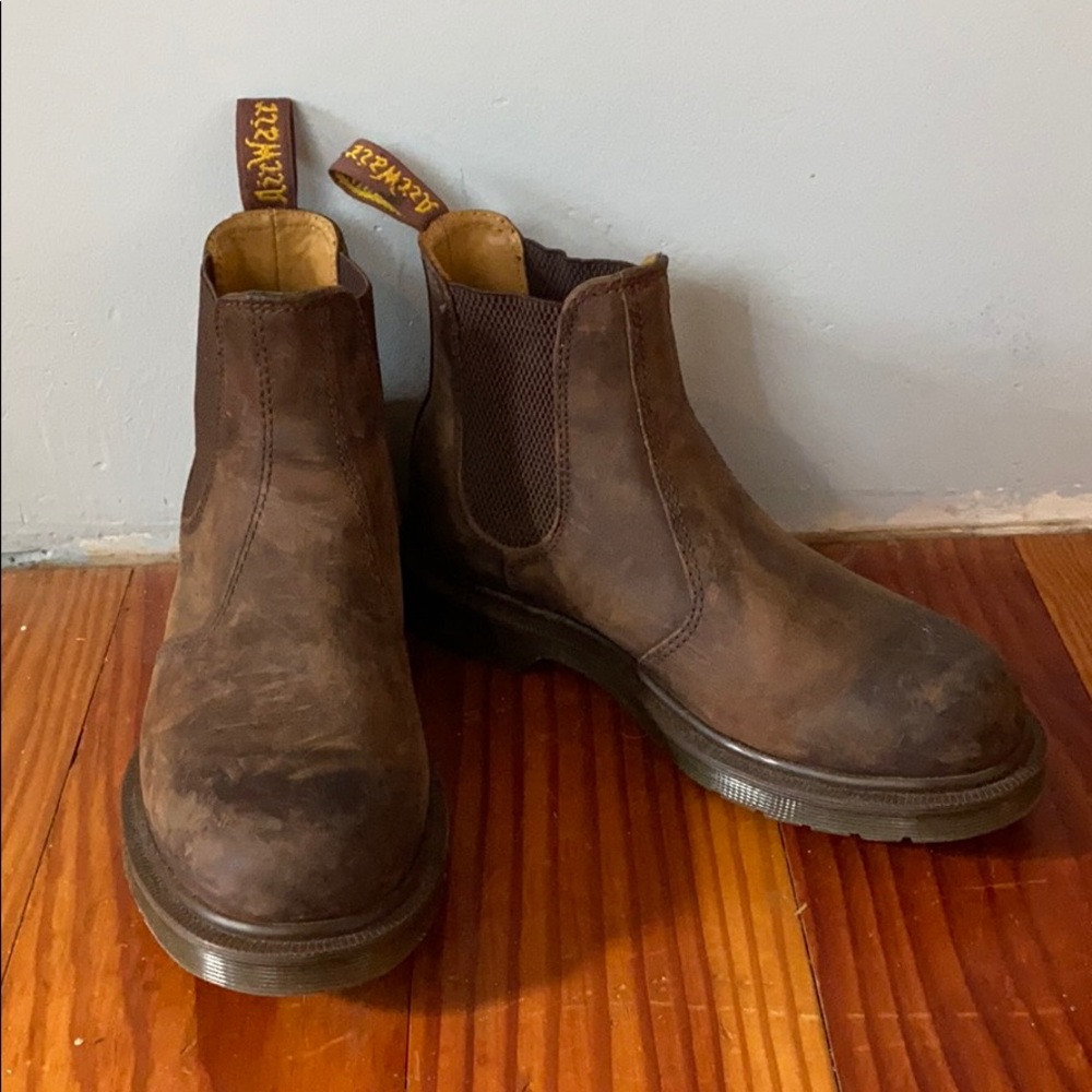 Doc Martens Crazy Horse Leather Chelsea Boots